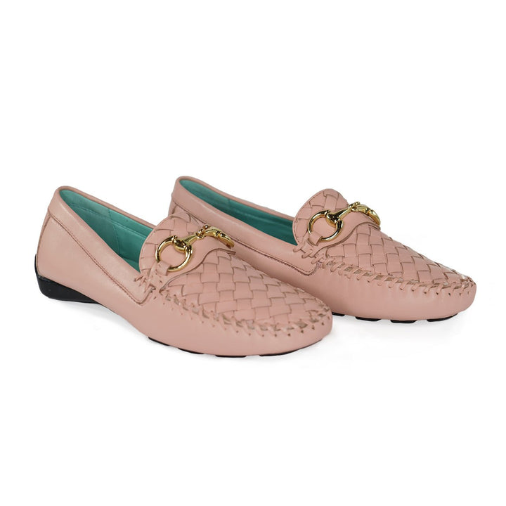 ROBERT ZUR PERLATA LT PINK DRIVING MOC SHOES | Shop now at Main &amp; Taylor Shoes!