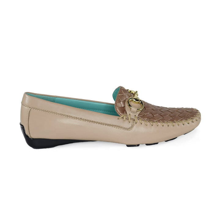 ROBERT ZUR PERLATA LT TAUPE/ROSE GOLD DRIVING MOC SHOES | Shop now at Main &amp; Taylor Shoes!