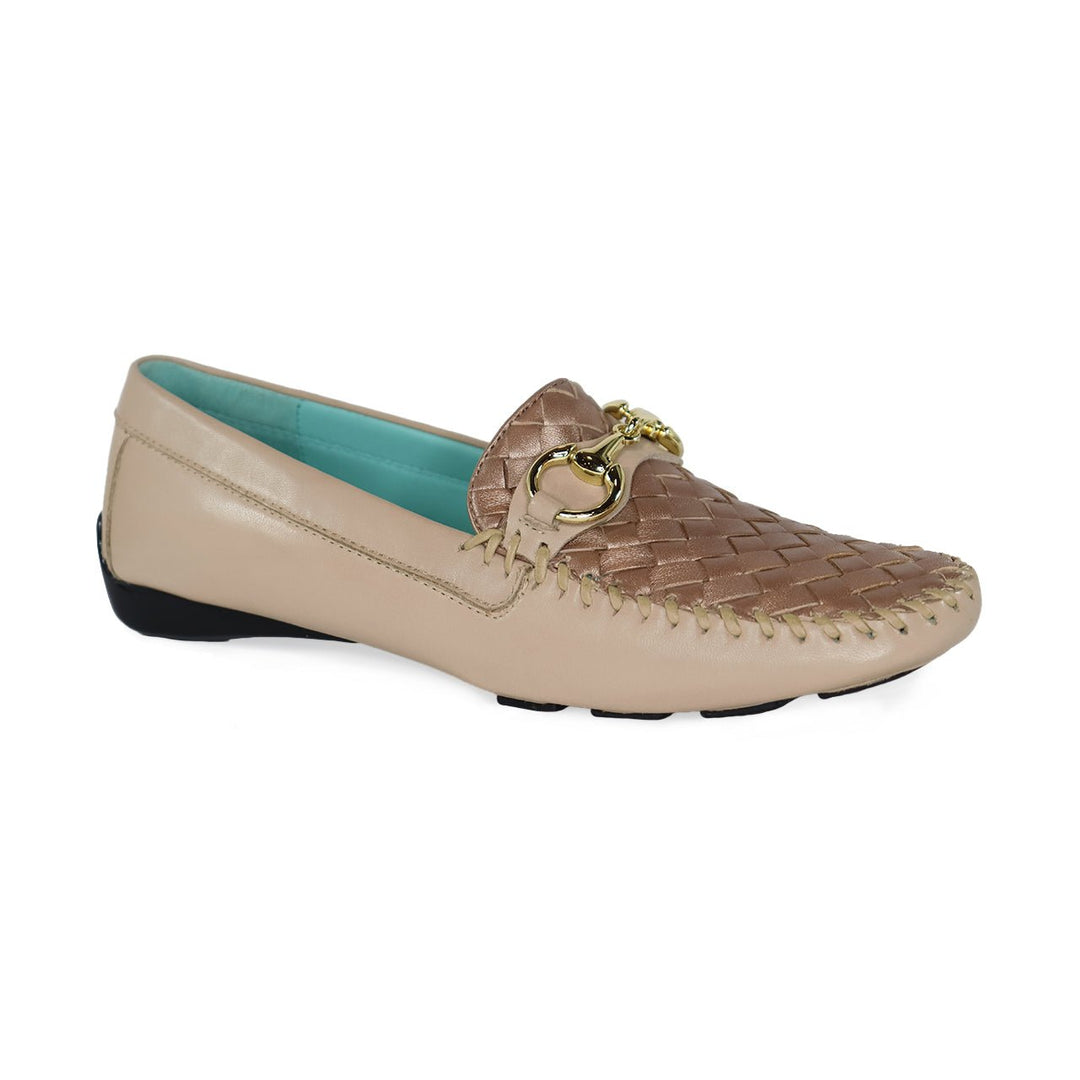 ROBERT ZUR PERLATA LT TAUPE/ROSE GOLD DRIVING MOC SHOES | Shop now at Main &amp; Taylor Shoes!