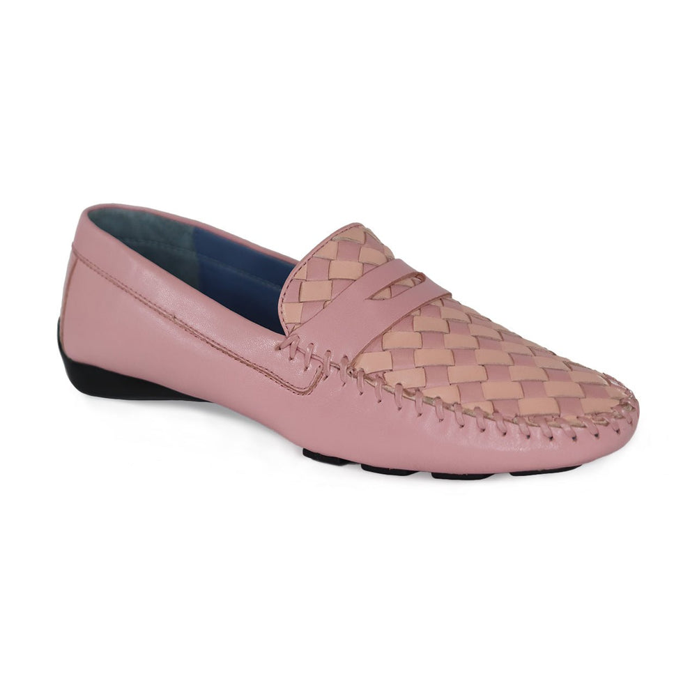 ROBERT ZUR PETRA PETAL/PINK DRIVING MOC SHOES | Shop now at Main & Taylor Shoes!