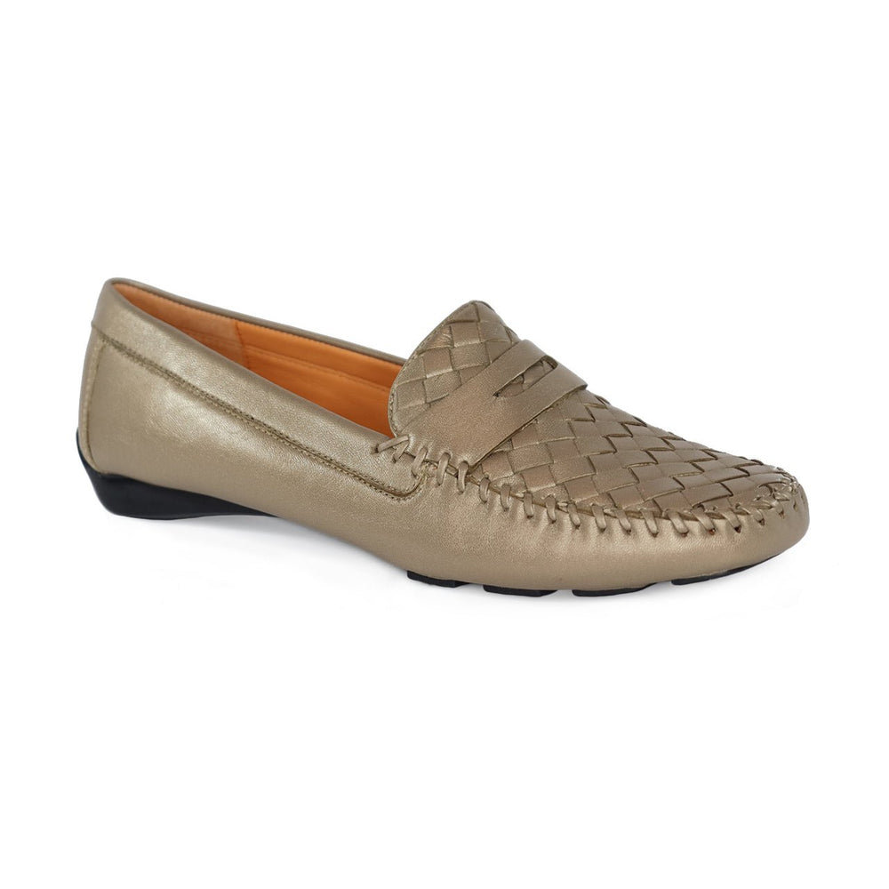 ROBERT ZUR PETRA TRUE GOLD DRVING MOC SHOES | Shop now at Main & Taylor Shoes!