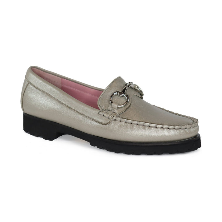 ROBERT ZUR SOHO TRUE SILVER LOAFER SHOES | Shop now at Main &amp; Taylor Shoes!