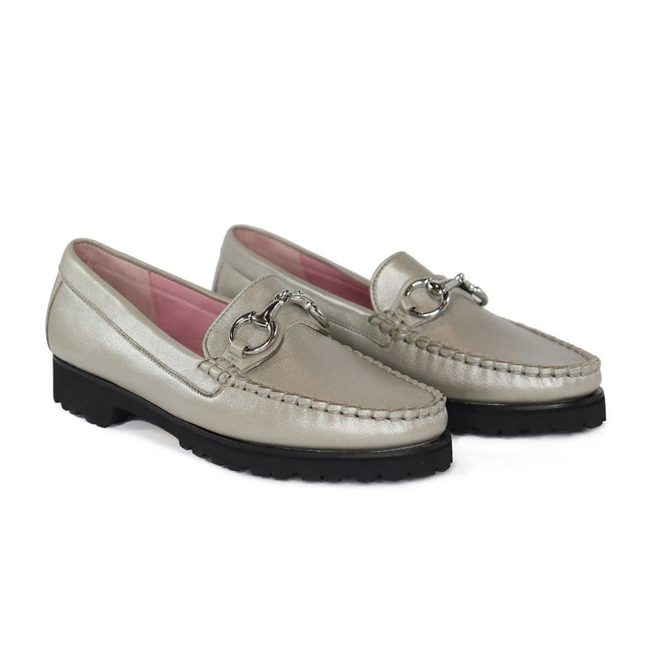ROBERT ZUR SOHO TRUE SILVER LOAFER SHOES | Shop now at Main &amp; Taylor Shoes!