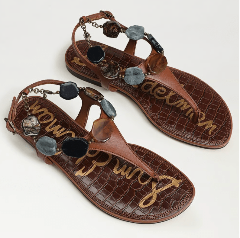 Sam Edelman CANNA COGNAC SANDAL Shoe Main & Taylor Shoes