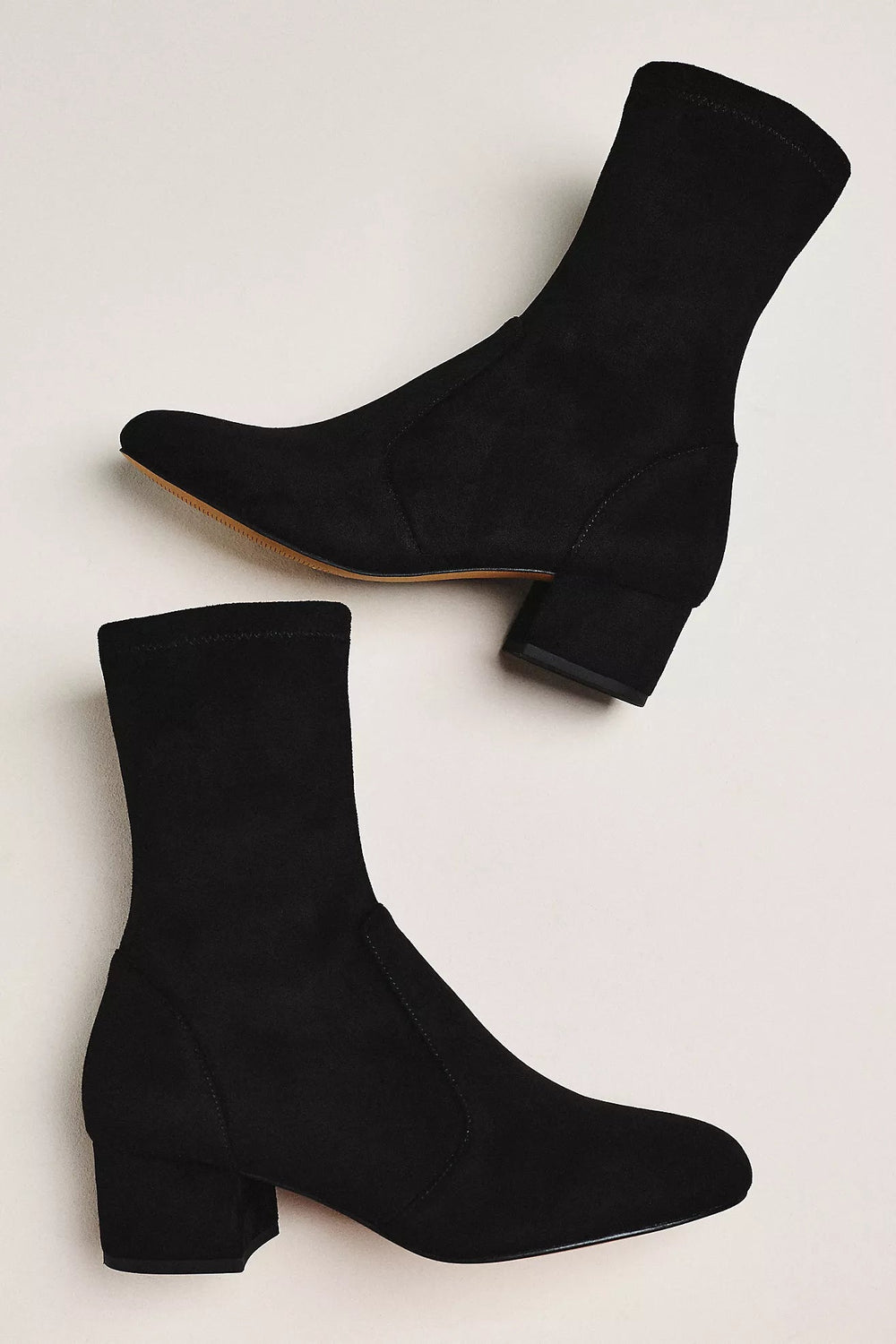 SILENT D GOLDIE BLACK SUEDE BOOT SHOES | Shop now at Main & Taylor Shoes!