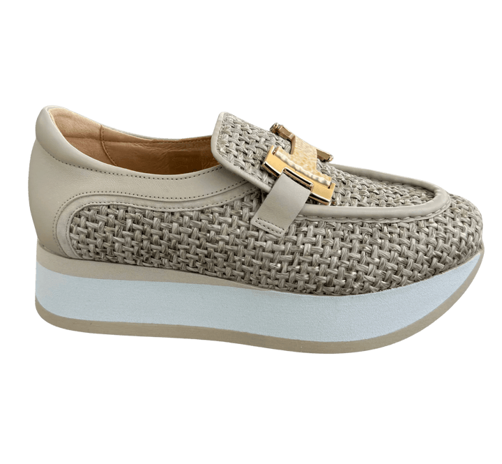 Softwaves CAMILLE SAHARA LOAFER RAFFIA Shoes | Shop now at Main &amp; Taylor Shoes!