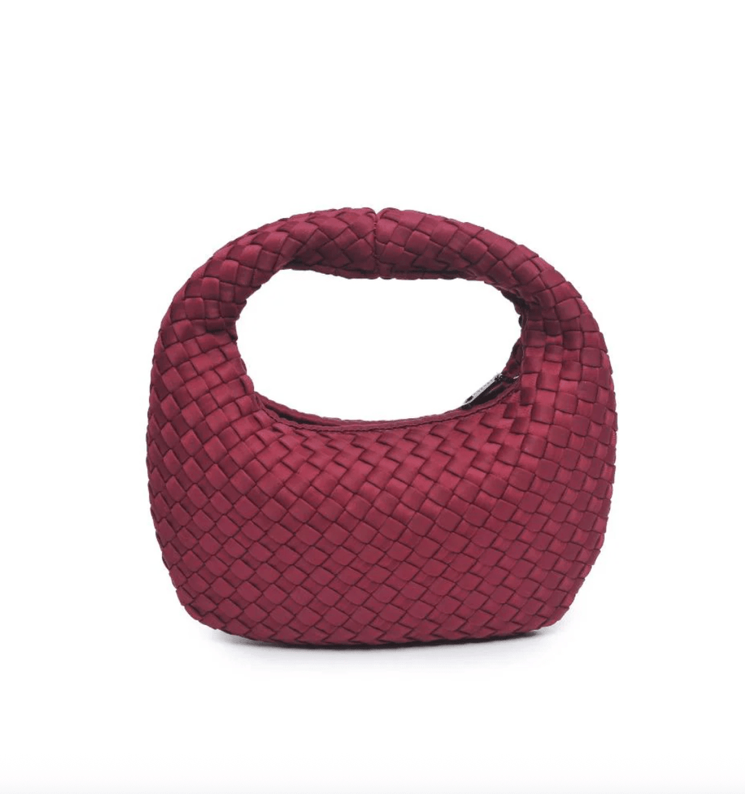 Sol and Seline DARE TO DREAM WINE SMALL CLUTCH Handbags | Shop now at Main &amp; Taylor Shoes!