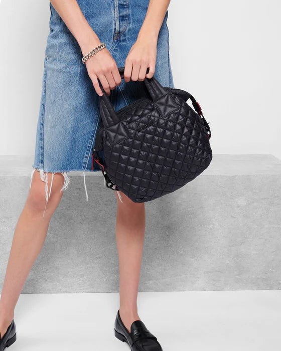 MZ WALLACE SUTTON SMALL DELUXE BLACK HANDBAGS | Shop now at Main &amp; Taylor Shoes!