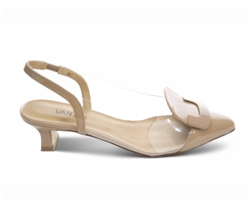 VANELI TAMIRA TAUPE PATENT Shoes | Shop now at Main &amp; Taylor Shoes!