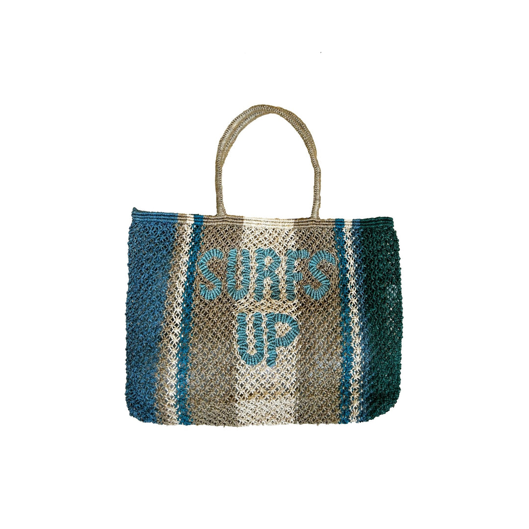 THE JACKSONS RONNIE SURFS UP BLUE TOTE HANDBAGS | Shop now at Main & Taylor Shoes!