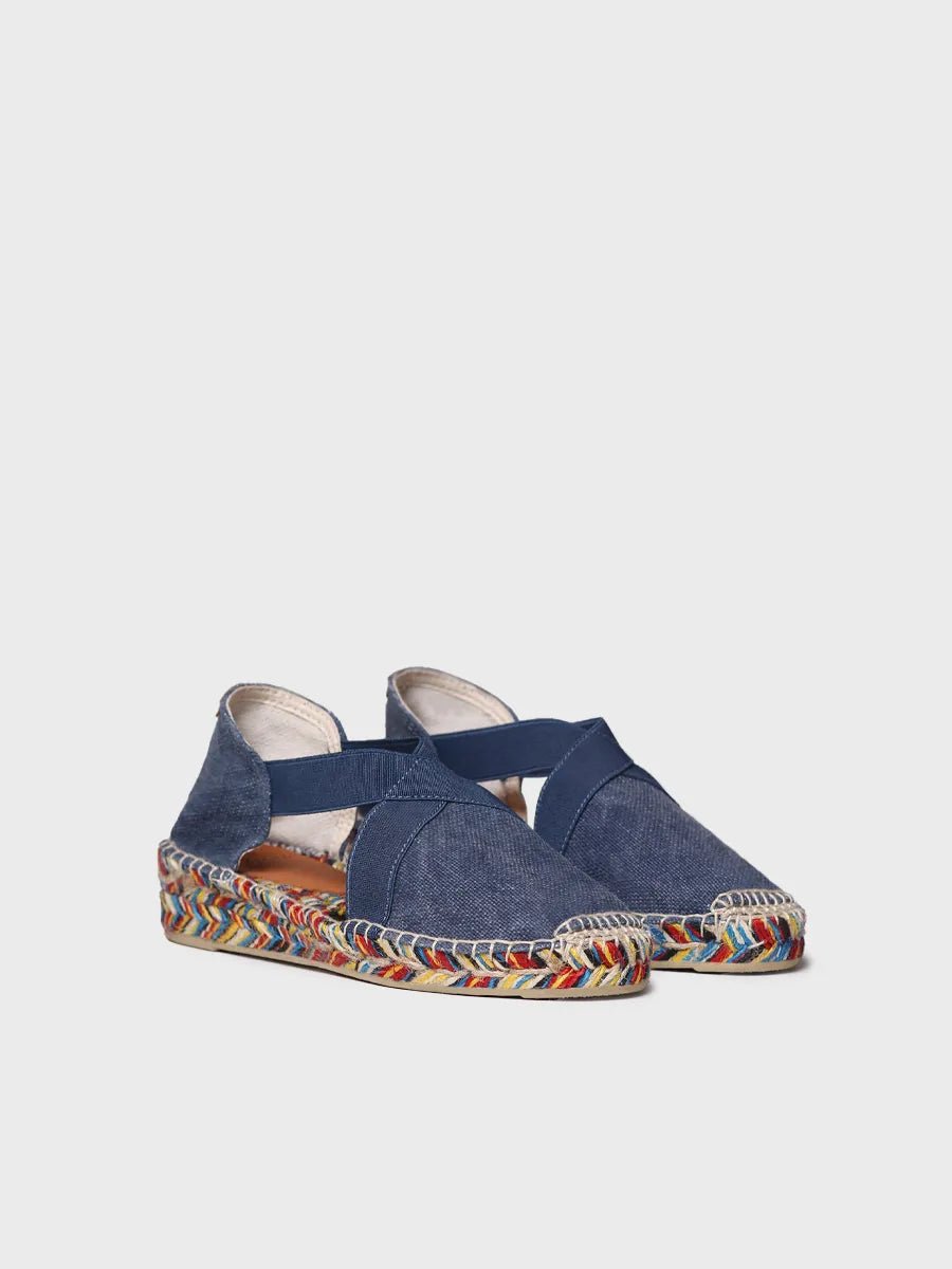 Toni Pons ELBA NAVY DENIM ESPADRILLE Shoes | Shop now at Main & Taylor Shoes!