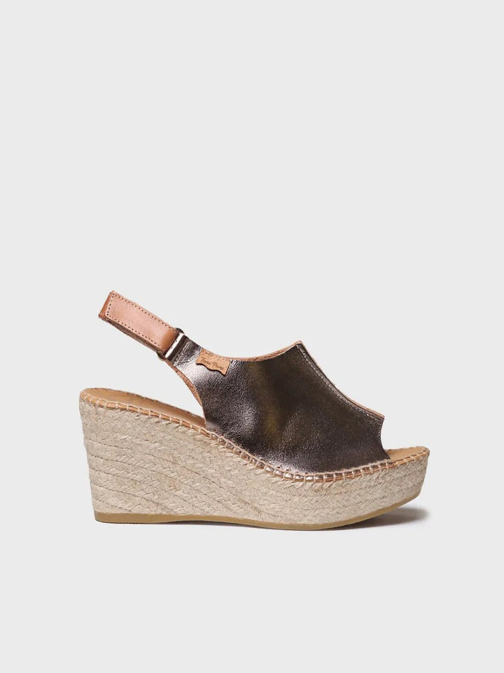TONI PONS LUGANO BRONZE WEDGE SHOES | Shop now at Main &amp; Taylor Shoes!
