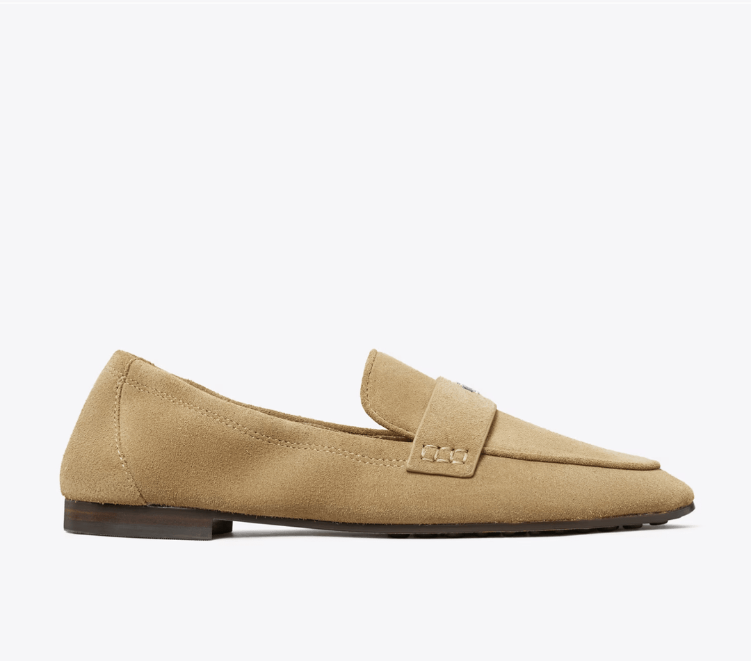 Tory Burch BALLET LOAFER RIVER ROCK SUEDE Shoes | Shop now at Main &amp; Taylor Shoes!