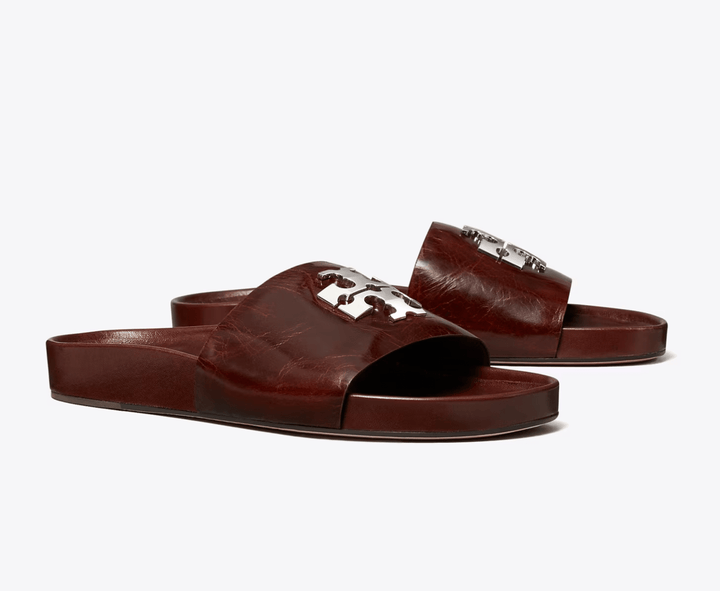 Tory Burch Charlie Sport Slide Papaya Seed Shoes | Shop now at Main &amp; Taylor Shoes!