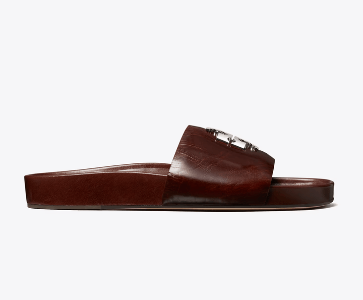 Tory Burch Charlie Sport Slide Papaya Seed Shoes | Shop now at Main &amp; Taylor Shoes!