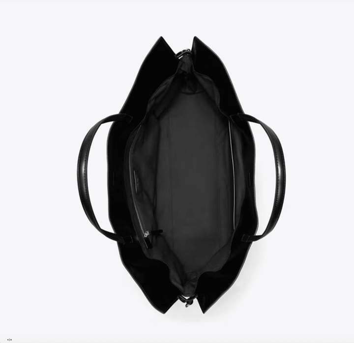 Tory Burch Handbag ELLA RECYCLED DRAWSTRING LARGE TOTE BLACK Handbags | Shop now at Main &amp; Taylor Shoes!