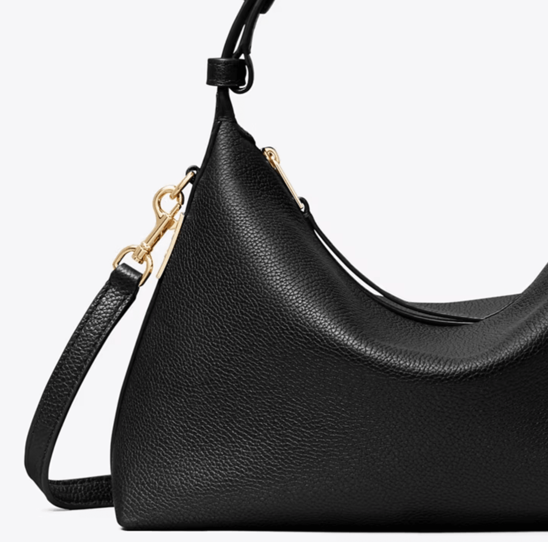 Tory Burch Handbag MELLOW SHOULDER BAG BLACK Handbags | Shop now at Main &amp; Taylor Shoes!