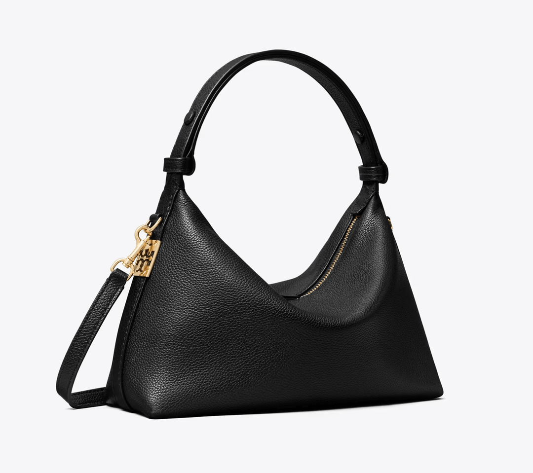 Tory Burch Handbag MELLOW SHOULDER BAG BLACK Handbags | Shop now at Main & Taylor Shoes!