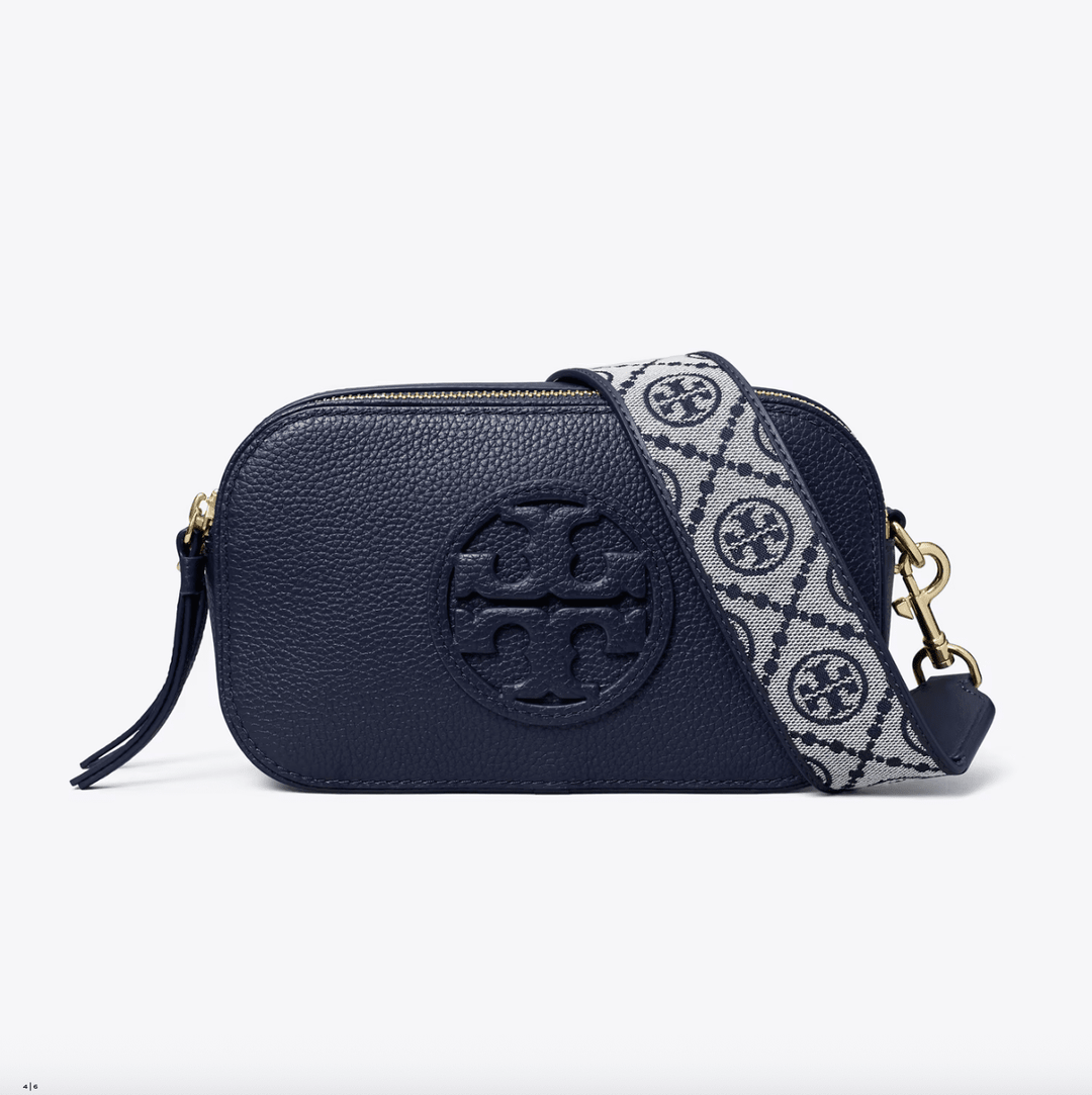 TORY BURCH HANDBAGS MILLER MINI CROSSBODY TORY NAVY Shoe Main