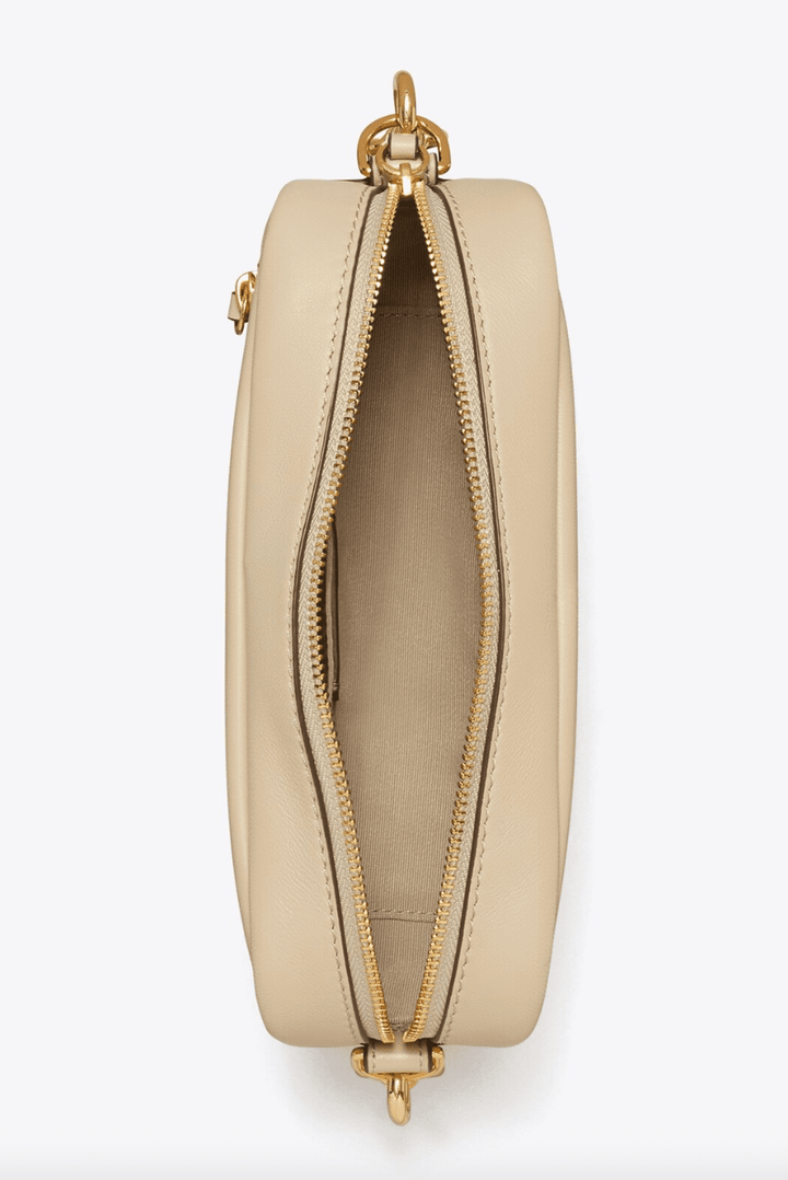 TORY BURCH HANDBAGS MILLER SOFT MINI CROSSBODY LIGHT STONE HANDBAGS | Shop now at Main &amp; Taylor Shoes!