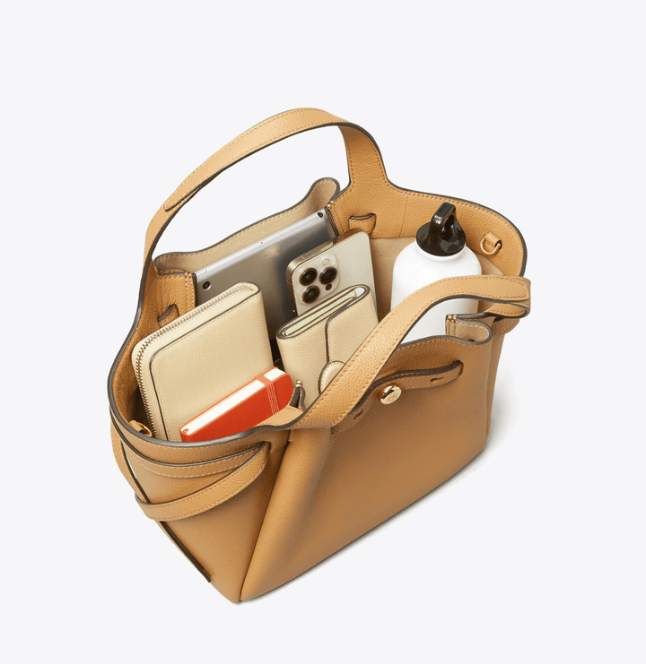 TORY BURCH HANDBAGS ROMY SMALL TOTE TIRAMASU HANDBAGS | Shop now at Main &amp; Taylor Shoes!