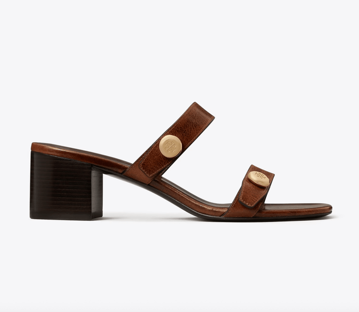 Tory Burch ROMY CITY SANDALS MILK CHOCOLATE Shoes | Shop now at Main &amp; Taylor Shoes!