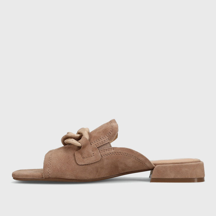 VANELI ENZA MILITARY SUEDE SLIDE Shoes | Shop now at Main &amp; Taylor Shoes!