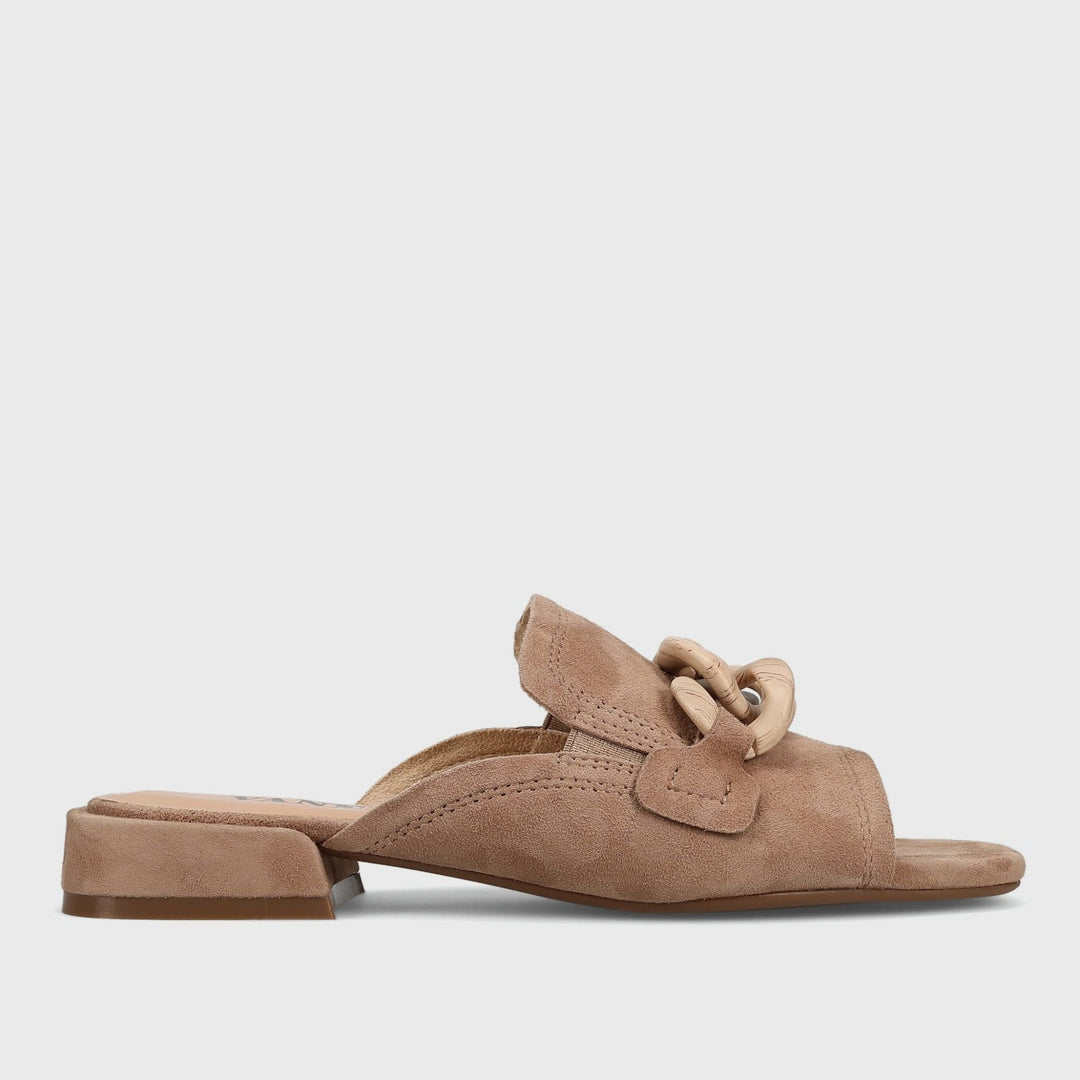 VANELI ENZA MILITARY SUEDE SLIDE Shoes | Shop now at Main &amp; Taylor Shoes!