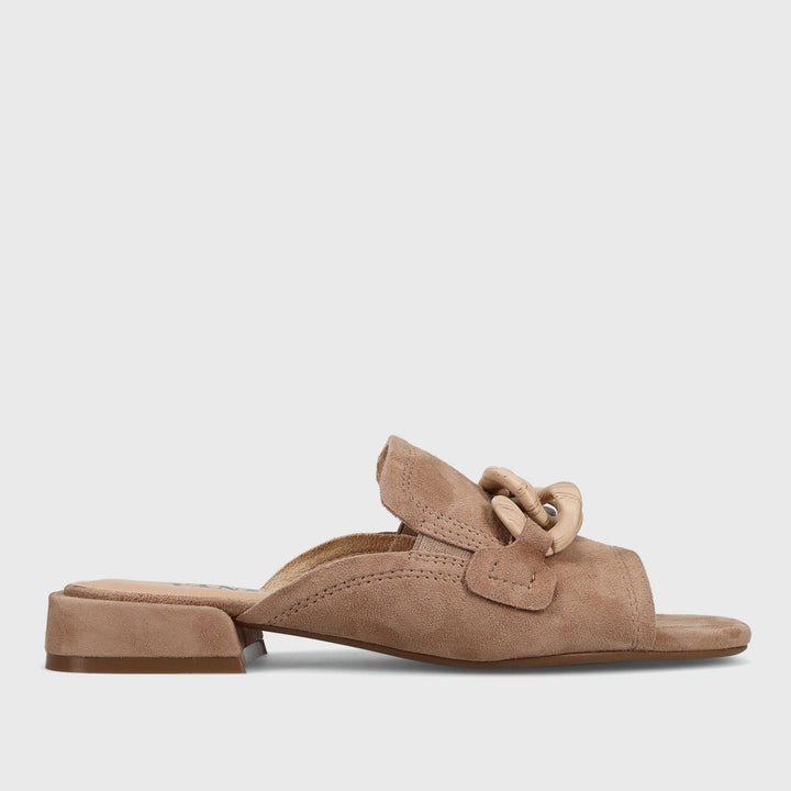 VANELI ENZA MILITARY SUEDE SLIDE Shoes | Shop now at Main &amp; Taylor Shoes!