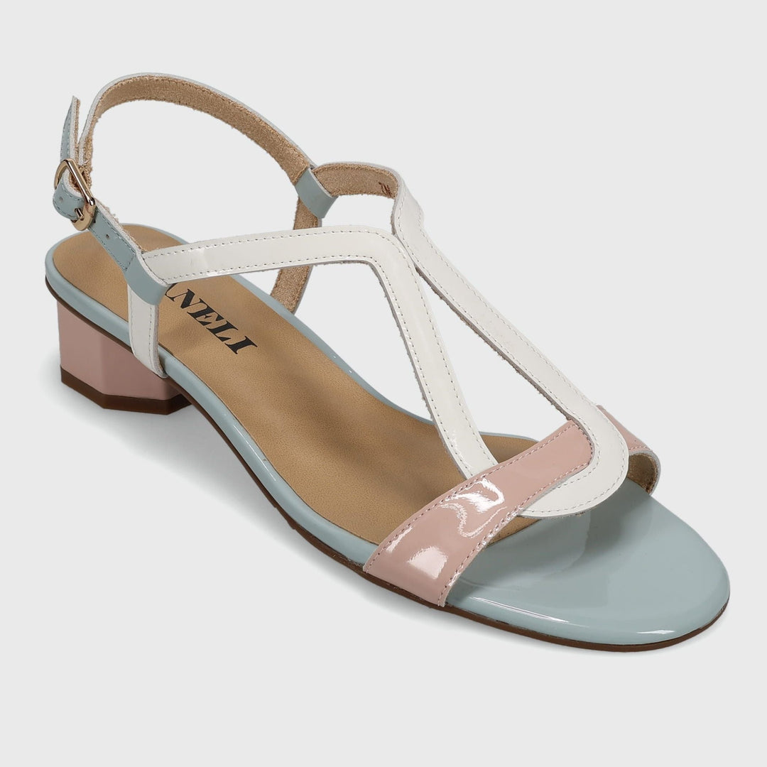 VANELI HOLLIS PINK PATENT COMBO SANDAL SHOES | Shop now at Main & Taylor Shoes!