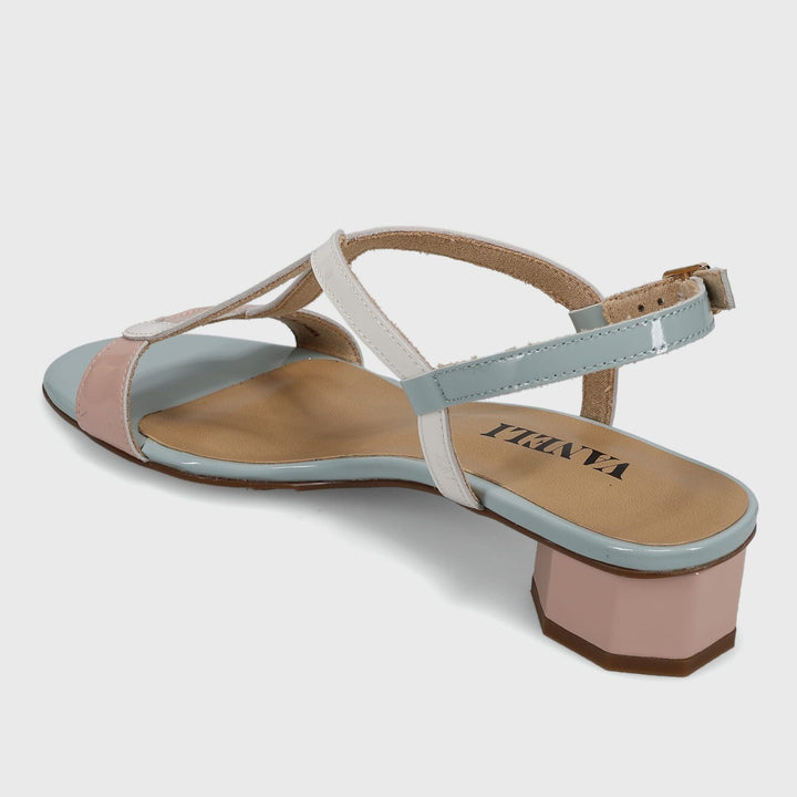 VANELI HOLLIS PINK PATENT COMBO SANDAL SHOES | Shop now at Main &amp; Taylor Shoes!