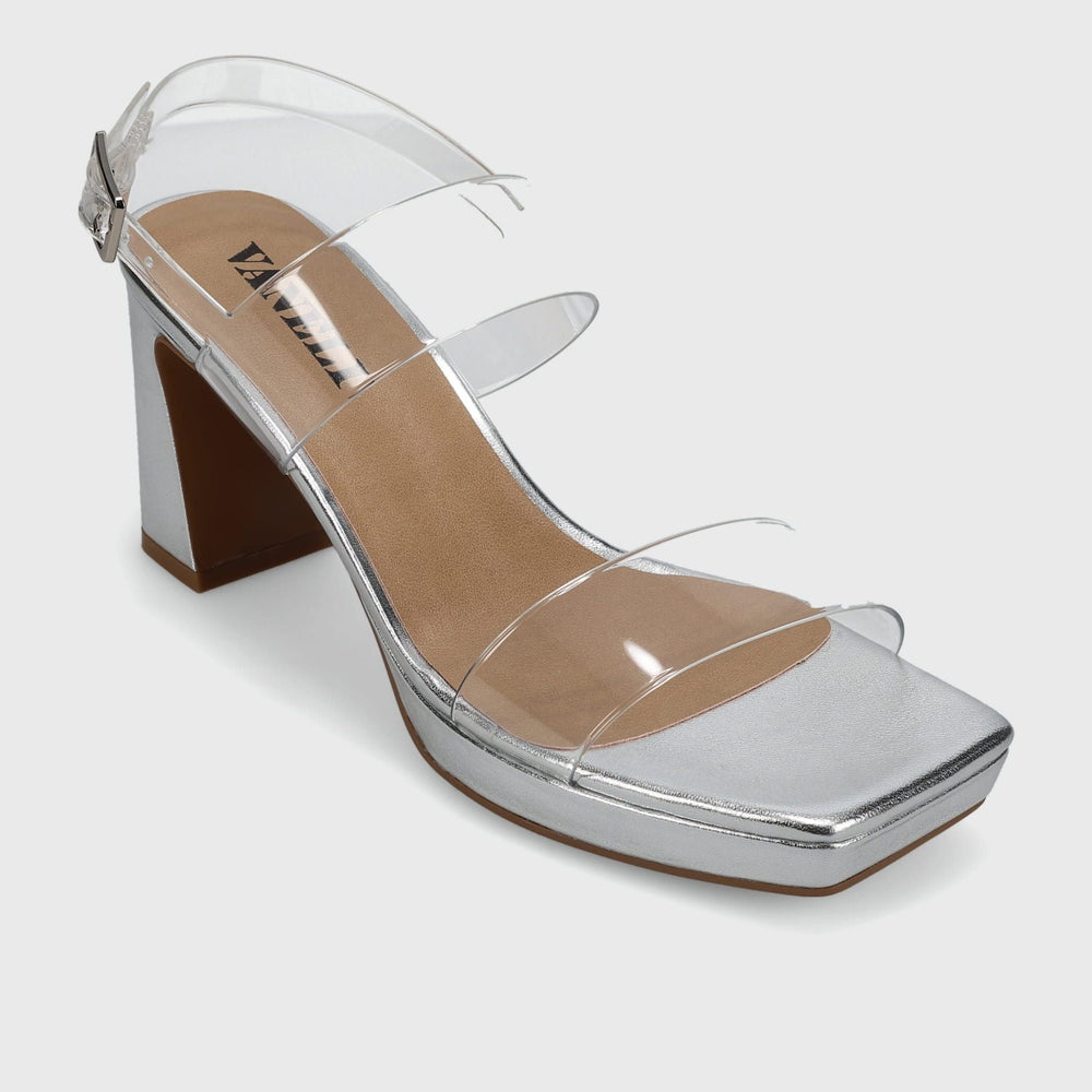 VANELI MAIDA CLEAR VINYL HEEL SHOES | Shop now at Main & Taylor Shoes!
