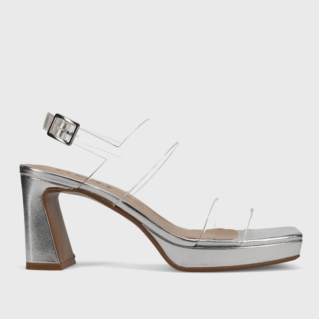 VANELI MAIDA CLEAR VINYL HEEL SHOES | Shop now at Main &amp; Taylor Shoes!