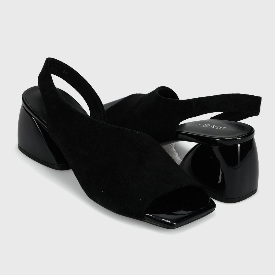 VANELI MOLKE BLACK SUEDE SLINGBACK Shoes | Shop now at Main &amp; Taylor Shoes!