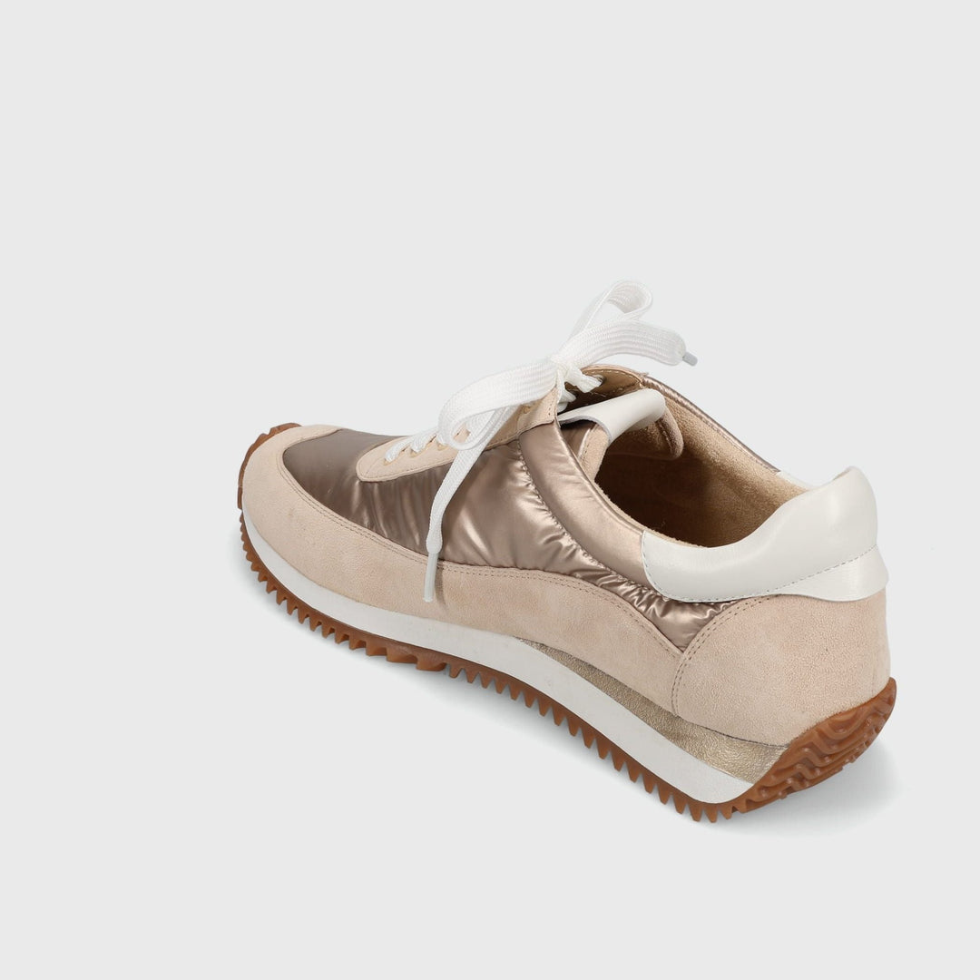 VANELI QUEEN NUDE METALLIC SNEAKER Shoes | Shop now at Main &amp; Taylor Shoes!