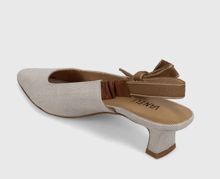 VANELI THISBE IVORY LINO SLINGBACK Shoes | Shop now at Main &amp; Taylor Shoes!