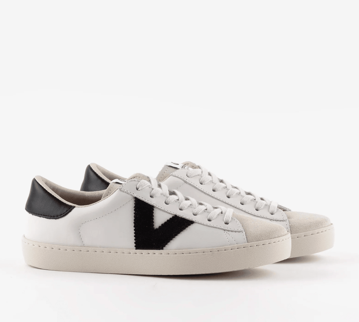 VICTORIA 1126142 WHITE/BLACK SNEAKER SHOES | Shop now at Main &amp; Taylor Shoes!
