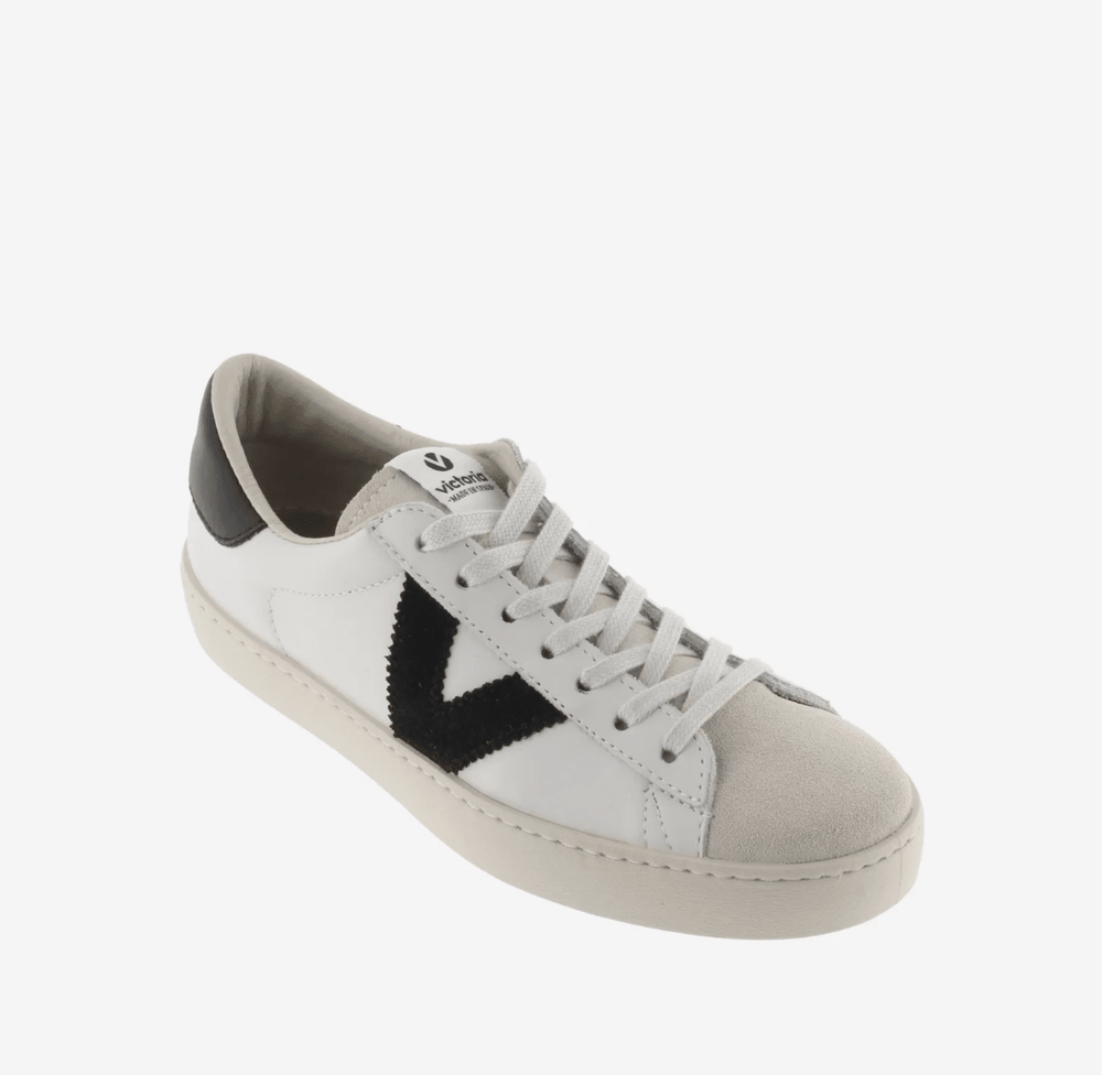 VICTORIA 1126142 WHITE/BLACK SNEAKER SHOES | Shop now at Main & Taylor Shoes!