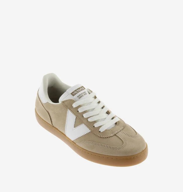 Victoria 1126212 BEIGE SUEDE SNEAKER Shoes | Shop now at Main & Taylor Shoes!