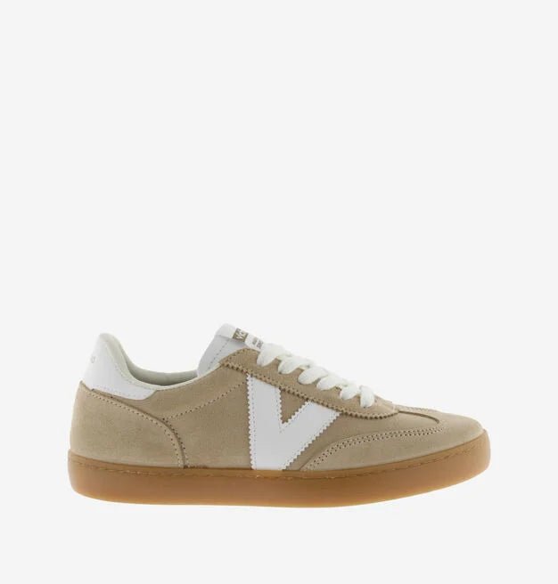 Victoria 1126212 BEIGE SUEDE SNEAKER Shoes | Shop now at Main & Taylor Shoes!