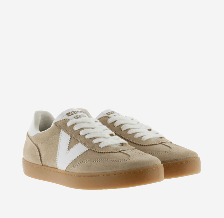 Victoria 1126212 BEIGE SUEDE SNEAKER Shoes | Shop now at Main &amp; Taylor Shoes!