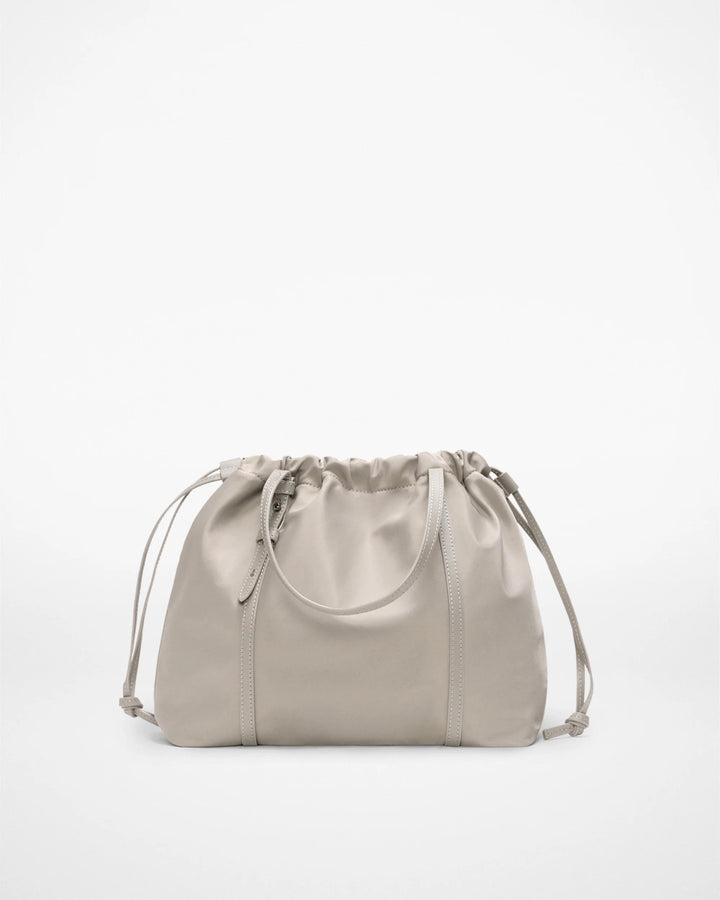 MZ Wallace WAVERLY SMALL TOTE SABLE PEARL HANDBAGS | Shop now at Main &amp; Taylor Shoes!