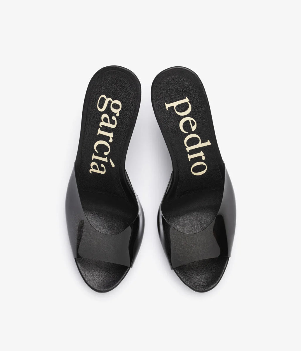 PEDRO GARCIA WELCH BLACK VINYL Shoes | Shop now at Main &amp; Taylor Shoes!