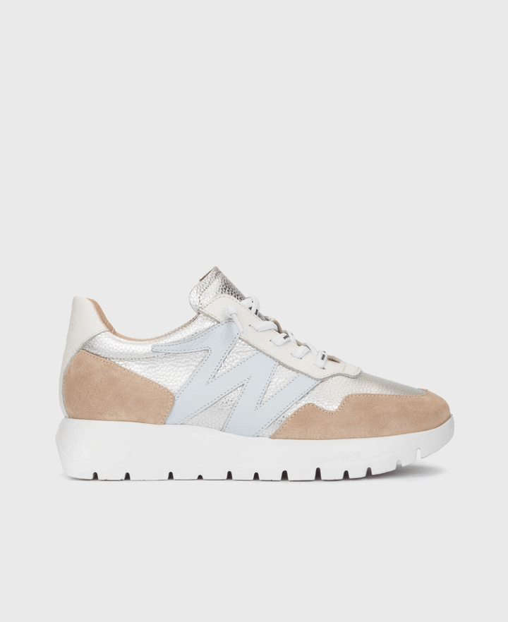 WONDERS A24101 PLATA/AURA SNEAKER SHOES | Shop now at Main &amp; Taylor Shoes!