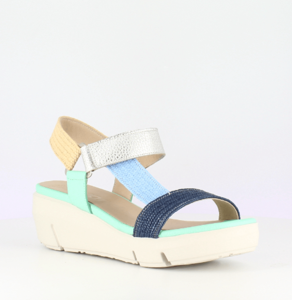 Wonders D - 8290 MARINO/CELESTE SANDAL Shoes | Shop now at Main & Taylor Shoes!