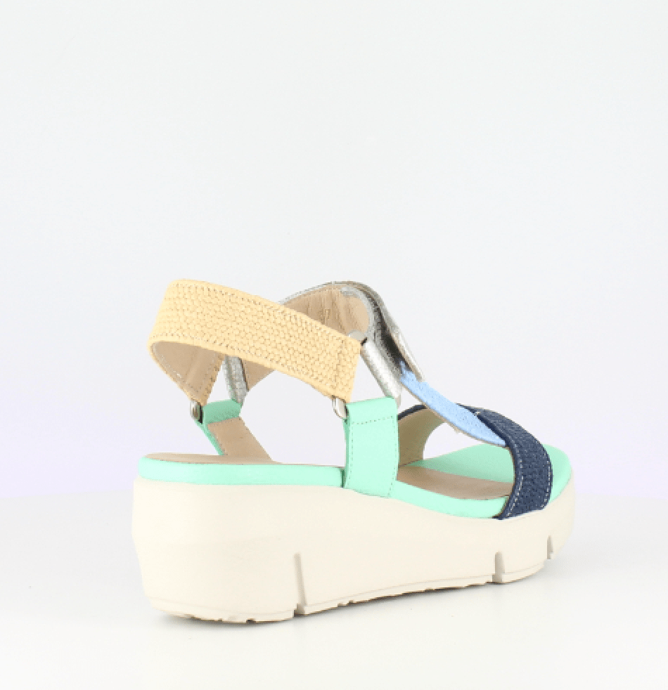 Wonders D - 8290 MARINO/CELESTE SANDAL Shoes | Shop now at Main &amp; Taylor Shoes!