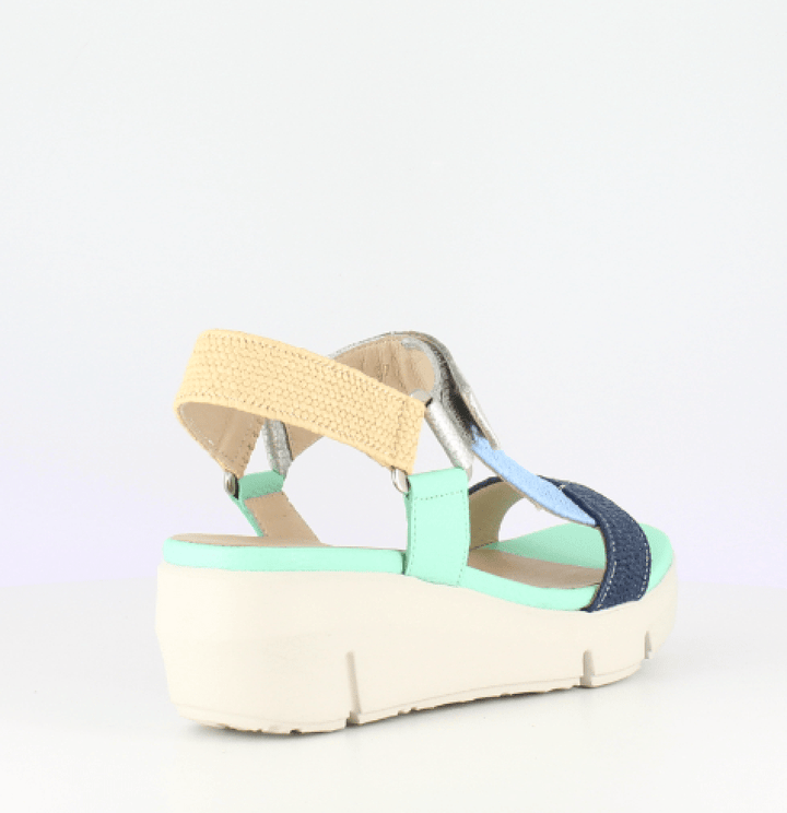 Wonders D - 8290 MARINO/CELESTE SANDAL Shoes | Shop now at Main &amp; Taylor Shoes!