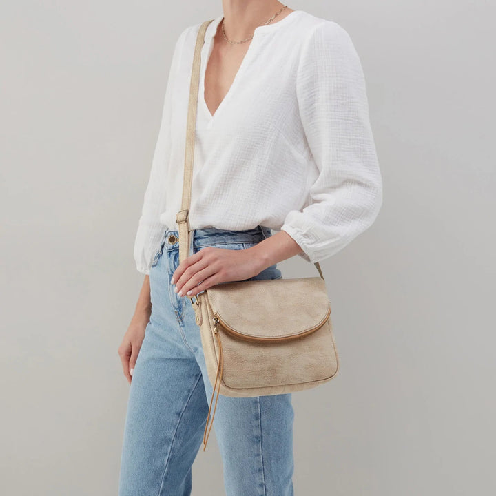 HOBO FERN MESSENGER GOLDLEAF HANDBAGS | Shop now at Main &amp; Taylor Shoes!