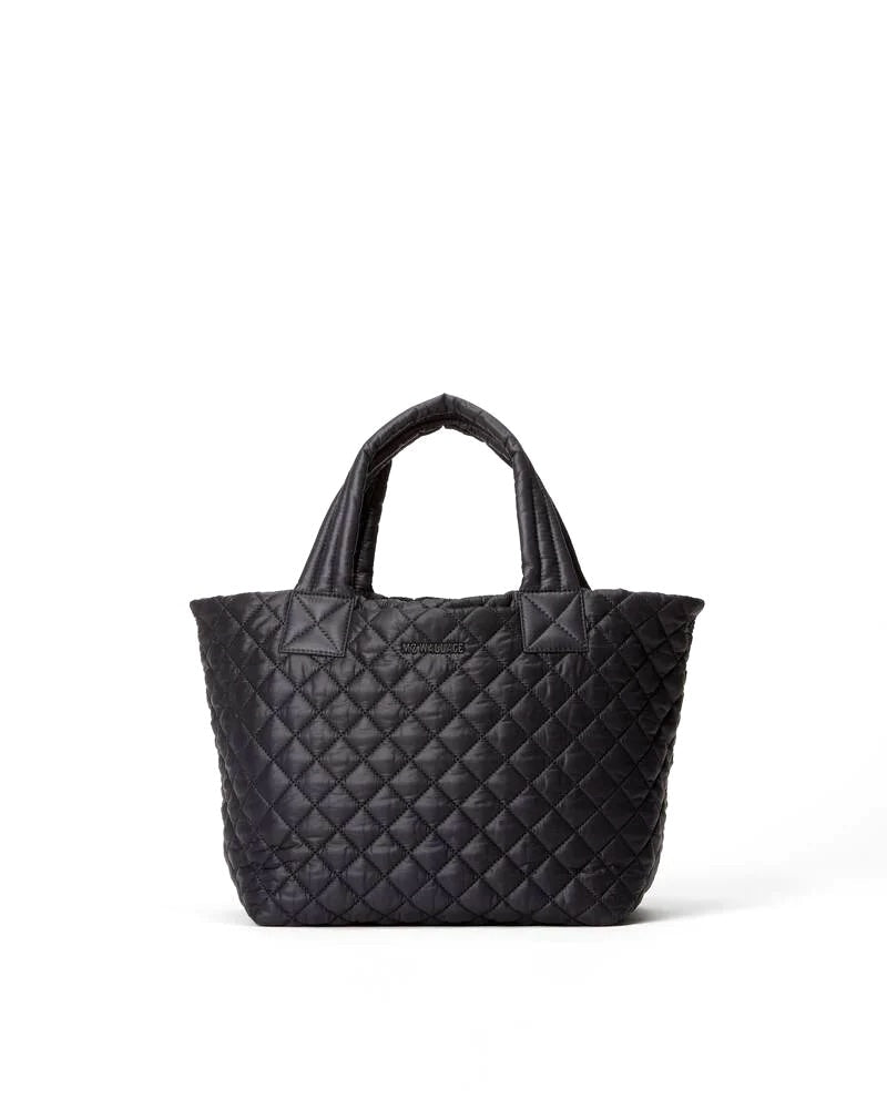 MZ Wallace METRO SMALL TOTE DELUXE BLACK HANDBAGS | Shop now at Main &amp; Taylor Shoes!
